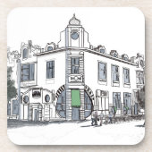 Straße der Altstadt Getränkeuntersetzer (Vorderseite)