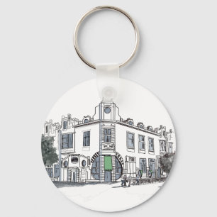 Straße der Altstadt Schlüsselanhänger