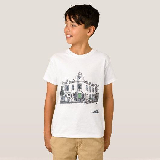 Straße der Altstadt T-Shirt (Vorne ganz)