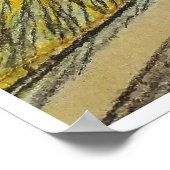 Straße der Wüste - Kunstdruckerei Poster (Ecke)