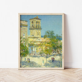 Straße des großen Kapitäns | Childe Hassam Poster
