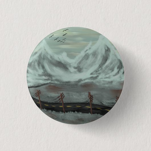 Straße Desolat Button (Vorderseite)