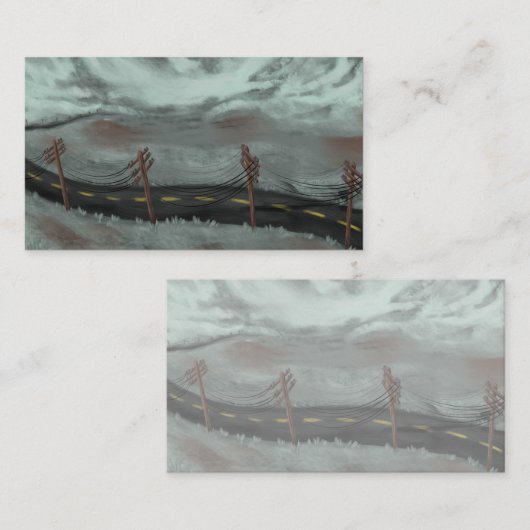 Straße Desolat Visitenkarte (Vorne/Hinten)