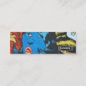 STRASSE, DIE 1 ZEICHNET MINI VISITENKARTE (Rückseite)