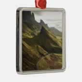 Straße, die die Quiraing, die Insel Skye, Silbernes Ornament (Rechts)