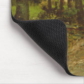 Straße durch das Holz Mousepad (Ecke)