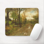 Straße durch das Holz Mousepad (Mit Mouse)
