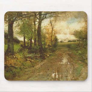 Straße durch das Holz Mousepad