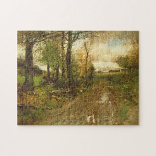 Straße durch das Holz Puzzle