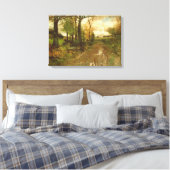 Straße durch den Wald Leinwanddruck (Insitu (Schlafzimmer))