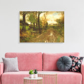 Straße durch den Wald Leinwanddruck (Insitu (Wohnzimmer))