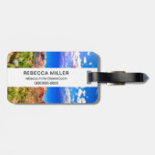 Straße durch den Zion-Nationalpark Gepäckanhänger (Rückseite horizontal)