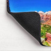 Straße durch den Zion Nationalpark Mousepad (Ecke)