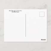 Straße durch die Prairie Burn 24 x 16 Postkarte (Rückseite)