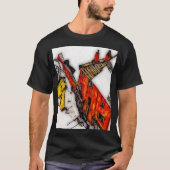 Straße Egon Schiele in Krumau 1917 T-Shirt (Vorderseite)