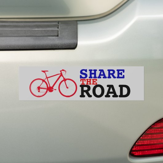 Straße ~ Fahrradfahren Autoaufkleber (Auf Auto)