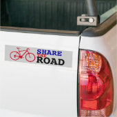 Straße ~ Fahrradfahren Autoaufkleber (Auf Lkw)