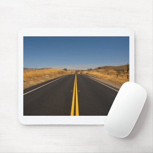 Straße - Fernstraße Mousepad (Mit Mouse)