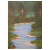 Straße / Fluss Klemmbrett (Rückseite)