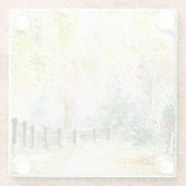 Straße Glasuntersetzer (Rückseite)