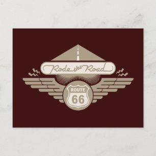 Straße - Gold Postkarte