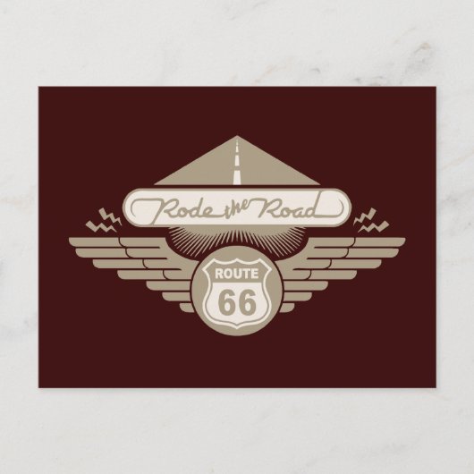 Straße - Gold Postkarte (Vorderseite)