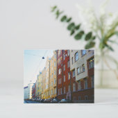Straße Helsinki Postkarte (Stehend Vorderseite)