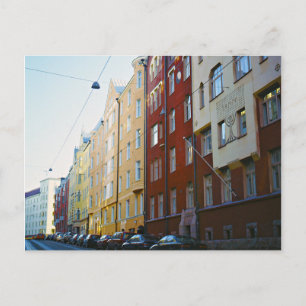 Straße Helsinki Postkarte