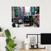 Straße Hong kong Poster (Heimbüro)