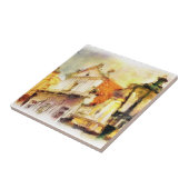 Straße im alten Teil von Prag Fliese (Seite)