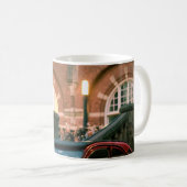 Straße im alten Vintagen Stil Kaffeetasse (VorderseiteRechts)