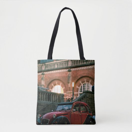Straße im alten Vintagen Stil Tasche (Vorderseite)