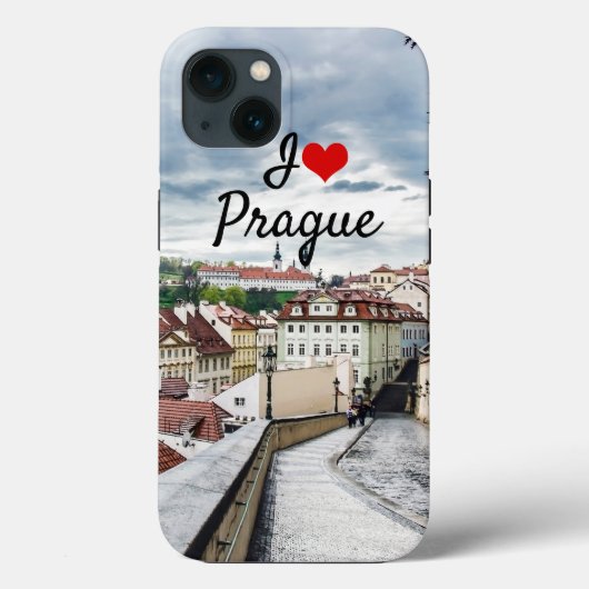 Straße im Stadtzentrum von Prag Case-Mate iPhone Hülle (Rückseite)