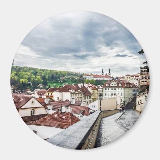 Straße im Stadtzentrum von Prag Magnet (Vorne)