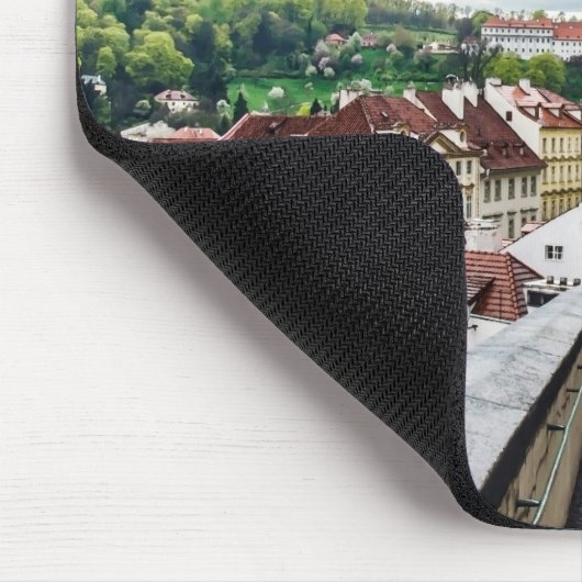 Straße im Stadtzentrum von Prag Mousepad (Ecke)