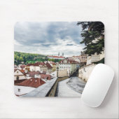 Straße im Stadtzentrum von Prag Mousepad (Mit Mouse)