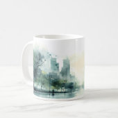Straße im Stil des Morgenwassers Kaffeetasse (Vorderseite Links)