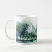Straße im Stil des Morgenwassers Kaffeetasse (Links)