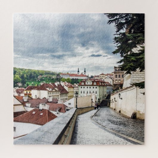 Straße im Zentrum von Jigsaw Puzzle in Prag (Vertikal)