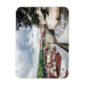 Straße im Zentrum von Prag Postcard Magnet (Vertikal)