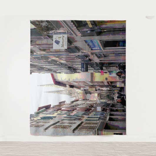 Straße in Bayonne Wandteppich (Vorderseite)