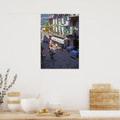 Straße in Bellagio, See Como Plakat (Küche)