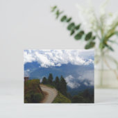 Straße in Bhutan Postkarte (Stehend Vorderseite)
