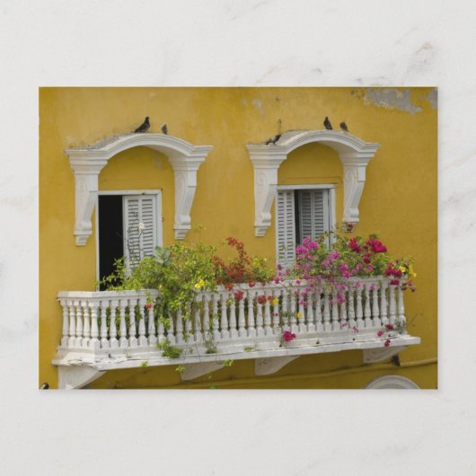 Straße in Cartagena Postkarte (Vorderseite)
