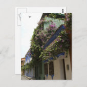 Straße in Cartagena Postkarte (Vorne/Hinten)