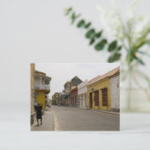 Straße in Cartagena Postkarte (Stehend Vorderseite)