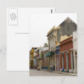 Straße in Cartagena Postkarte (Vorne/Hinten)