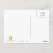 Straße in Comacchio Postkarte (Rückseite)