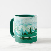 Straße in den Bergen. Klassische Tasse, 325 ml Tasse (Vorderseite Links)