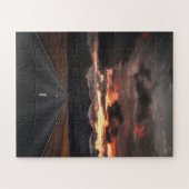 Straße in den Sunset Mountain Puzzle (Horizontal)